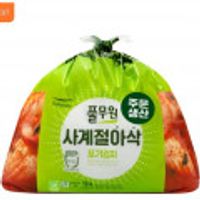 역대급 풀무원 김치 10kg 외 풀무원 샘물, 브리지톡 탄산수, 평양 왕만두 