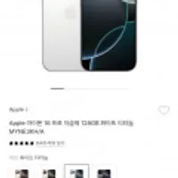 Apple 아이폰 16 프로 자급제 256GB 화이트 티타늄