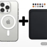 갤럭시 아이폰 자력강화 맥세이프 케이스 + 가죽 카드지갑 세트