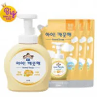 아이깨끗해 핸드워시 순향 용기 490ml 용기 1개+450ml 리필 3개