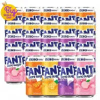 (한정수량)환타 제로 오렌지+파인+포도+피치 350ml 4종 6입 (총 24캔)