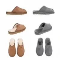 드림메리노 호주 겨울 남성 방한 양털 스커프 어그슬리퍼 2컬러 DMU007