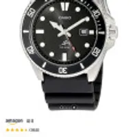 카시오 남성용 MDV106-1AV 200M 듀로 아날로그 시계, 블랙 흑새치