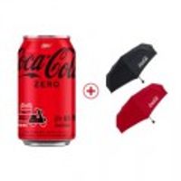 코카콜라 제로350ml 캔 24개+코카콜라 우산 /무배
