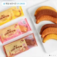 맘스케이크 우리밀 바나나빵 3가지맛 18개