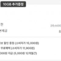 알뜰폰 KT망 7GB + 1Mbps통화문자 무제한 (영화관람권/밀리의서재/다이소5천원 제공 시 체감 -2.5만원) (7개월 /