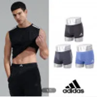 아디다스언더웨어 퍼포먼스 블랙로고 스포티 드로즈 3PACK