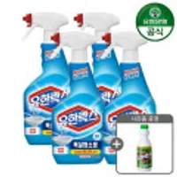 유한락스 욕실청소용 500ml 4개+후레쉬 500ml