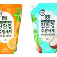 LG생활건강 퐁퐁 친환경 주방세제 1.2L 리필형 2종(누구나, 2,160 또는 2,200원)