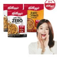 켈로그 프로틴 그래놀라 제로슈거 2팩 + 카라멜&피칸 1팩