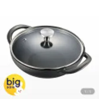 PN풍년 무쇠냄비 몽꽁떼 글로시그레이 18cm 웍