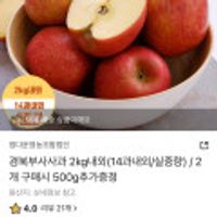 경북부사사과 2kg 14과 내외