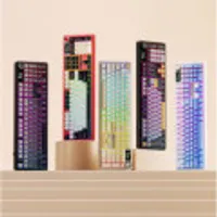 Aula 독거미 F108 pro 유무선 기계식 키보드 풀배열 핫스왑 블루투스 8000mAh 2.4G RGB