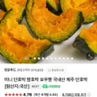 국내산 제주 미니 단호박 2kg