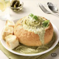 프레시지 바질크림 빠네 파스타 냉동 밀키트 500g