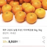 제주 고당도 농협 조생 / 타이벡감귤 3kg, 5kg