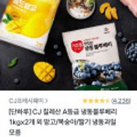 CJ 칠레산 A등급 냉동블루베리 1kg 2개 외