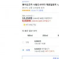 나랑드사이다 제로칼로리 1.25L X 12개