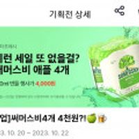 써머스비애플 500ml 맥주 4캔