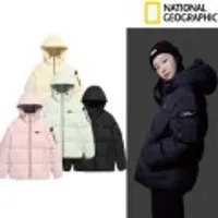 내셔널지오그래픽 숏기장 구스 다운 후디 점퍼