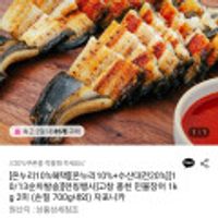 고창 풍천 민물장어 자포니카 1kg 2미 (손질 후 700g내외)