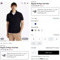 타미힐피거 남성 PK 카라 반팔티셔츠