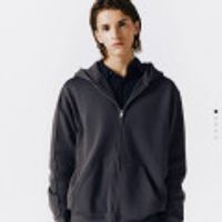 컨셉원 투웨이 브러쉬드 후드집업