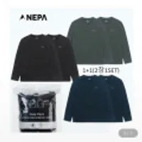 네파 공용 기능성 긴팔 라운드 티셔츠 2PACK