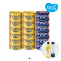 동원참치 라이트 85g 12캔+ 마일드 90g 6캔