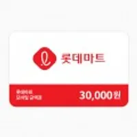 롯데마트 모바일금액권 3만원권 타겟 쿠폰 친구에게 선물시 23,500원