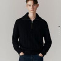 컨셉원 하프집업 니트