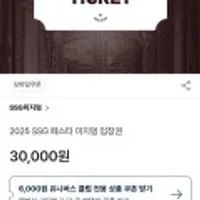 쓱페스타 미지엄 입장권