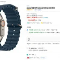 Apple 애플워치 Ultra 2 티타늄 오션 밴드