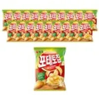 농심 포테토칩 오리지널, 60g, 20개 외 초코파이,카스타드 (총 60개입)