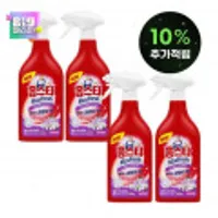 (10%적립)홈스타 맥스프레쉬 뿌리는 곰팡이 싹 곰팡이 제거제(락스함유) 500ml 4개