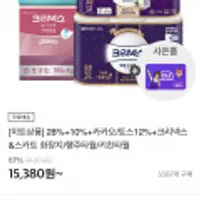 크리넥스 3겹 데코앤소프트 화장지 35M 12롤 6팩