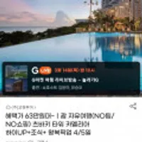 괌 노쇼핑 자유여행 츠바키 4/5일