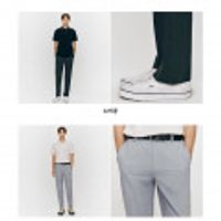 지오다노 테이퍼드 이지케어 쿨 슬랙스