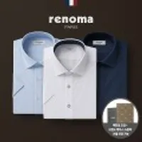 롯레페/레노마셔츠 여름 반팔 스판 와이셔츠 링클프리 남방 남자 정장셔츠