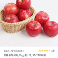 경북 부사 사과 가정용 2kg 중소과 10-12과