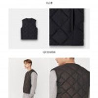 경량 퀼팅 패딩조끼