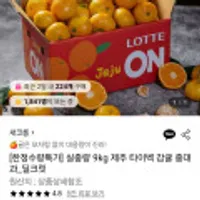 제주감귤 중대과 4.5kg 실중량