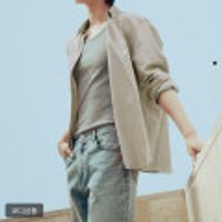 지오다노 남자 코튼 린넨 셔츠