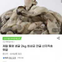 제철 통영 생굴 2kg 최상급 깐굴 산지직송 햇굴