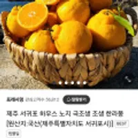 제주 서귀포 노지 한라봉2.5kg