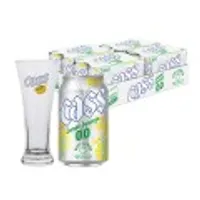 카스 제로 레몬 스퀴즈0.0 330ml 24캔 + 전용잔