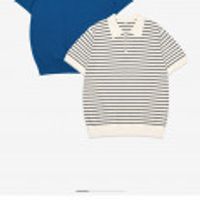 THEY 시그니처 버튼카라 니트