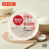 황금 햇반 백미 210g 36개