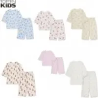 탑텐키즈 25년SS 유아 키즈 뱀부 7부 라운지 셋업