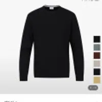 앤드지 캐시미어 블렌드 라운드넥 스웨터